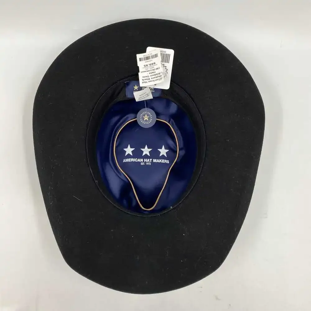 American Hat Makers Black Ribbon Gen- Hats OS | Wool Cowboy Hat